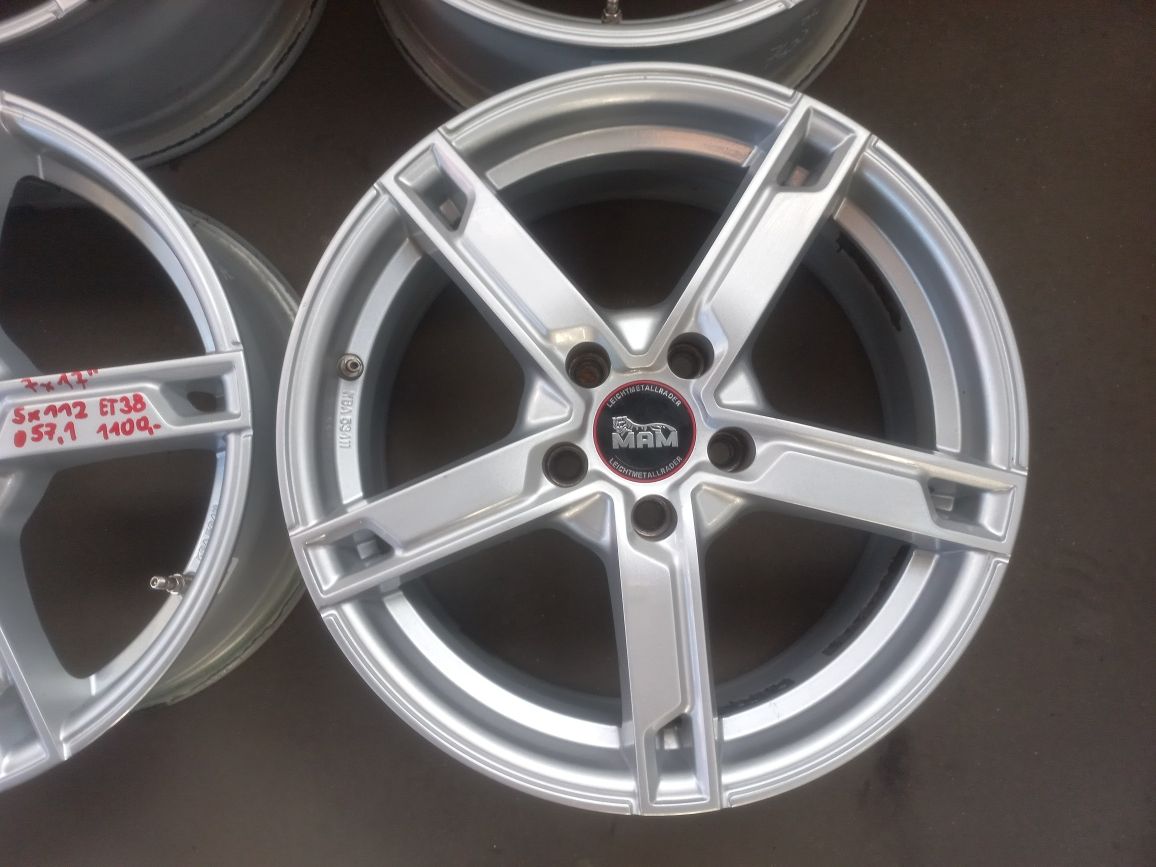 Felgi aluminiowe 17" 5x112 do Audi, VW, Skoda, Seat