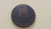 Moeda de 40 Reis de 1847 (Carimbo GCP)