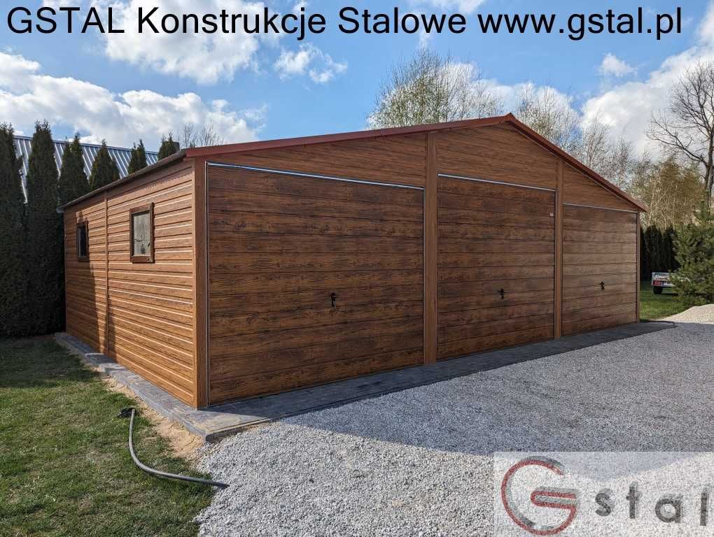 garaż blaszany hala wiata 9x6 8x6 10x6 9x7 12x6 automat profil ocynk