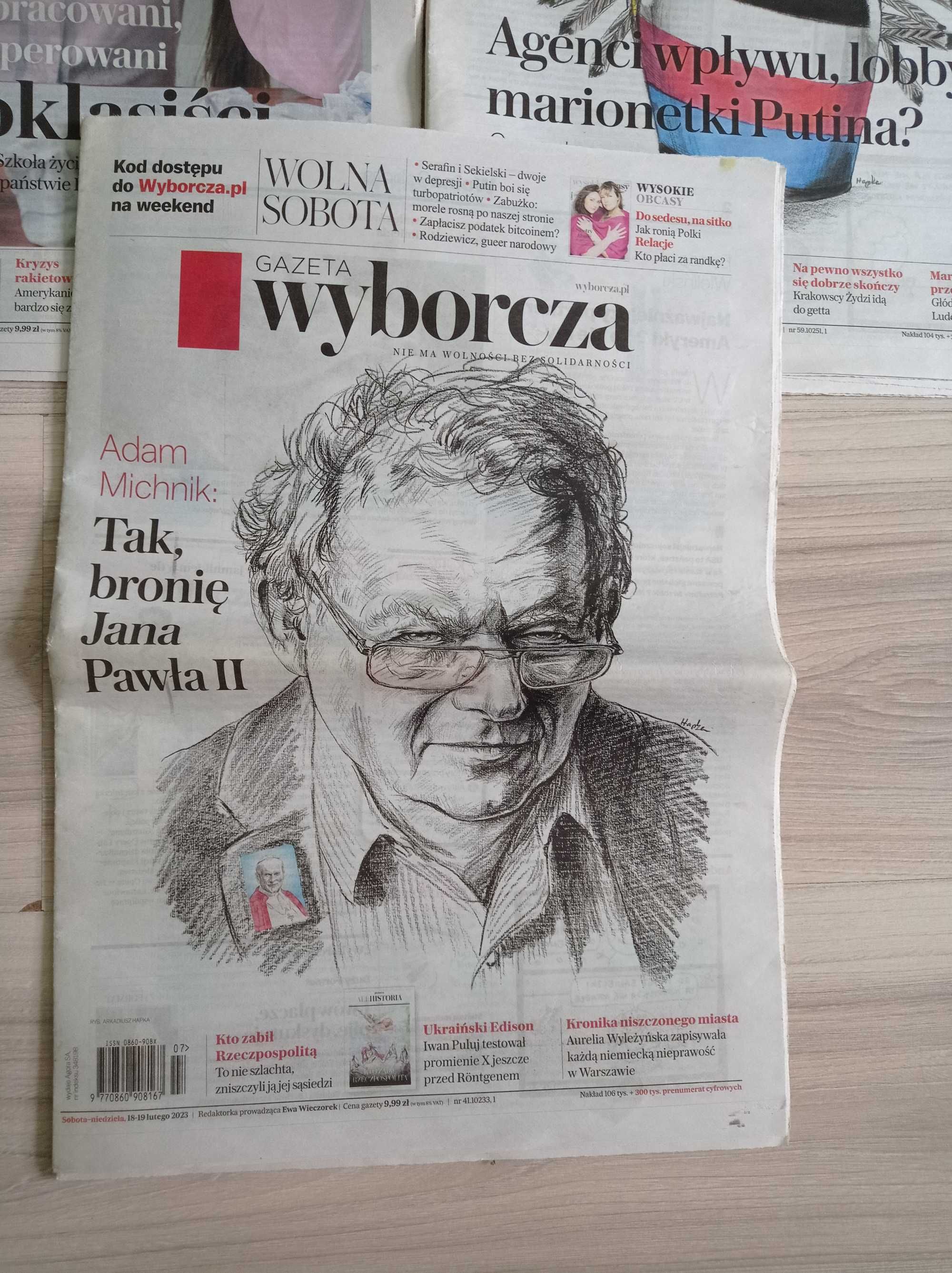 Gazeta Wyborcza, luty, marzec, maj 2023