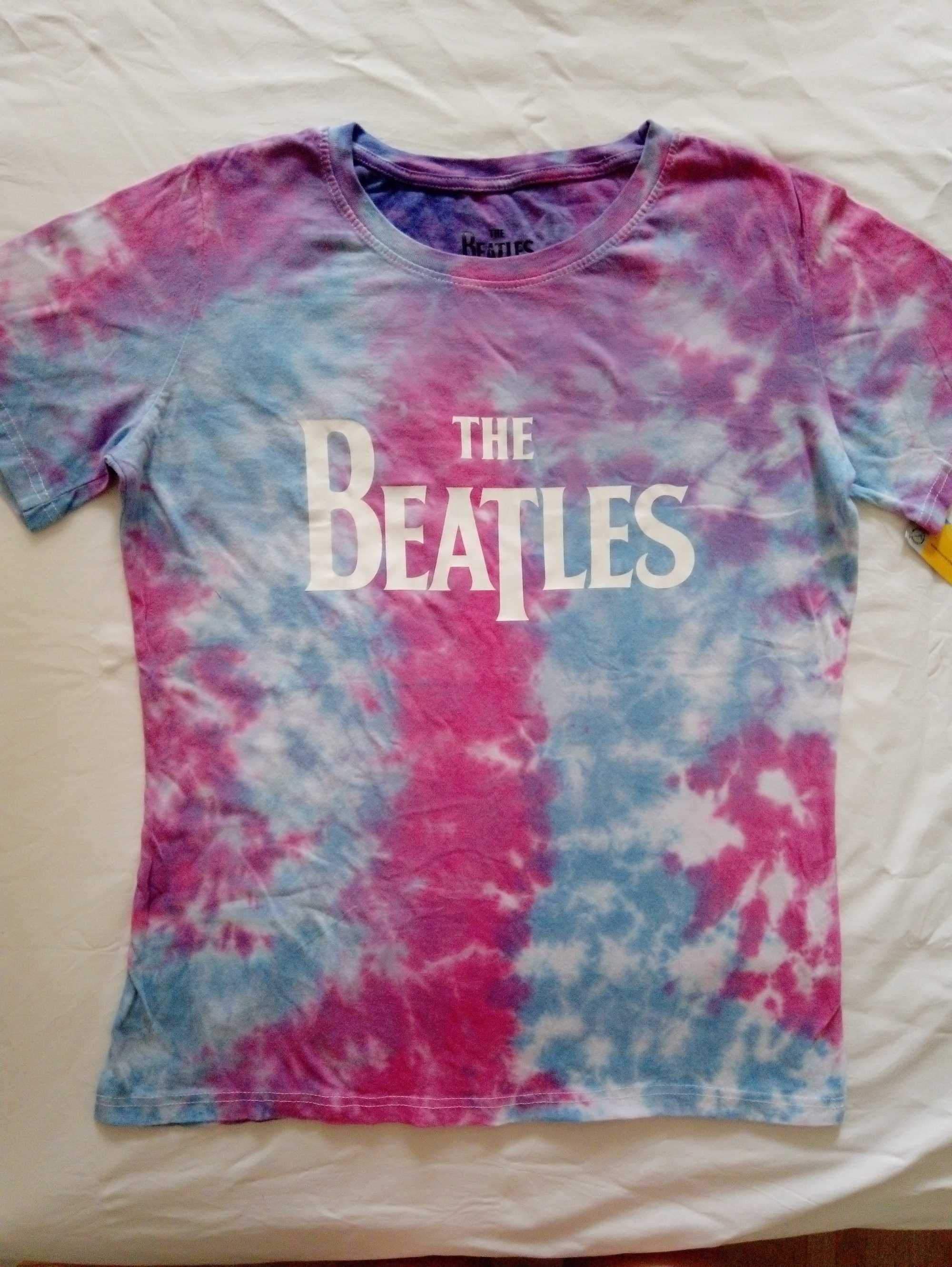 mega kolorowa koszulka T-shirt nie tylko dla fanek The Beatles r. L