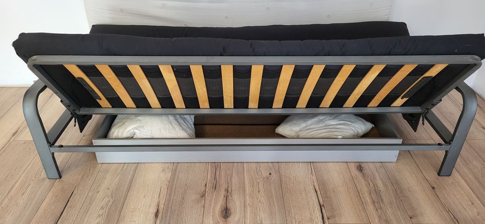 Ikea sofa czarna rozkladana
