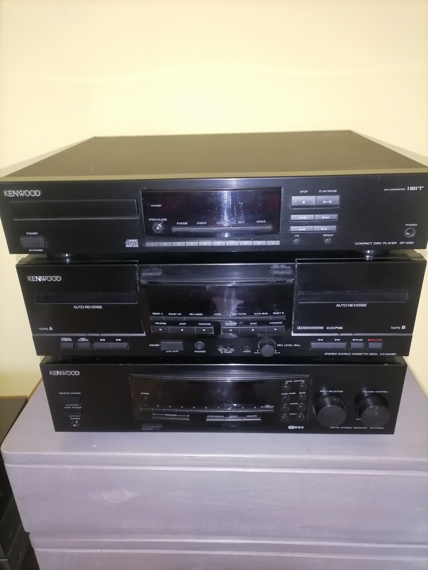 Wieza Kenwood trzy segmenty Dp 1080.Kx-W4080.Kr A-3080