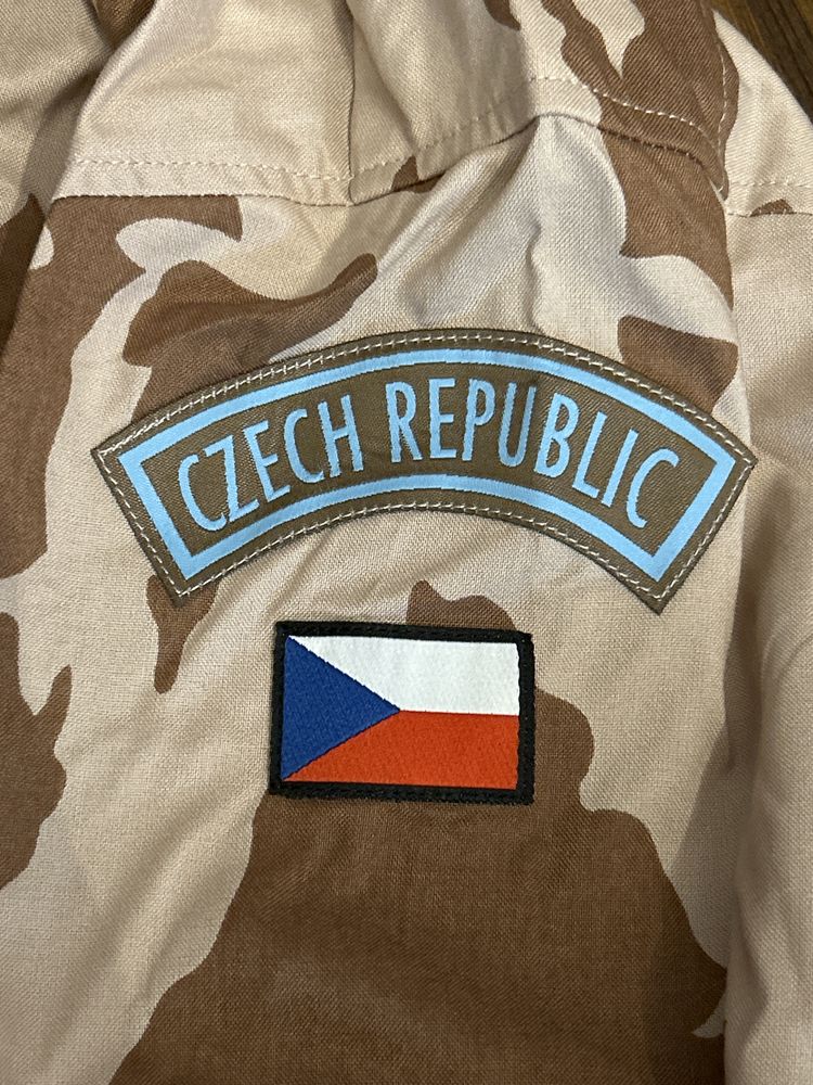 Camisa militar camo desert Czech Republic exército