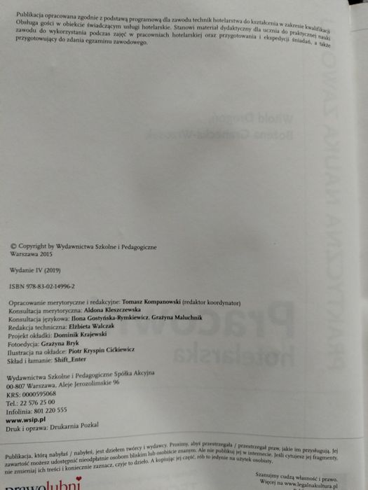 Pracownia hotelarska