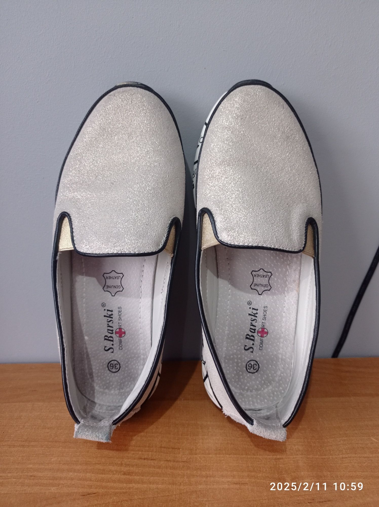 Buty 36 wsuwane sportowe codzienne wygodne S. Barski
