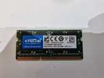 Crucial DDR3 8GB 2Rx8 PC3-12800S 1600Mhz 1.5V 204Pin SODIMM Pamięć RAM