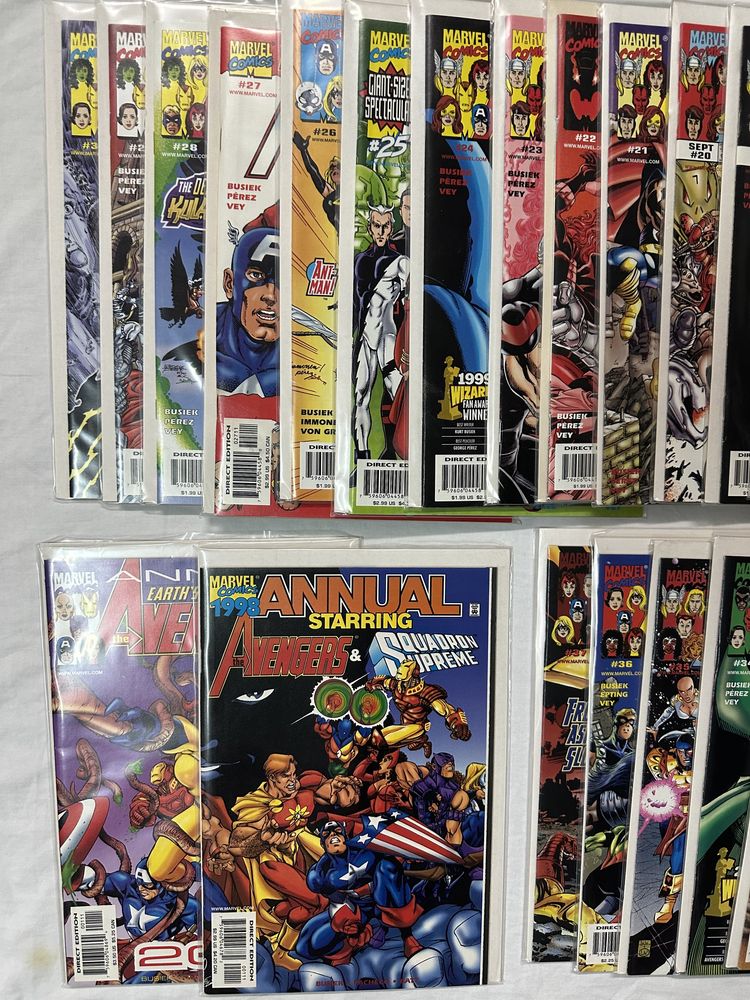 The Avengers Heroes Return 1998 #1-37 + Annual Extras