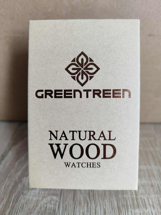 Zegarek męski analogowy drewniany kolor czarny