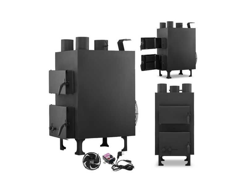 Piec nadmuchowy z nadmuchem dmuchawa HIGHER o mocy 20 kW ECODESIGN