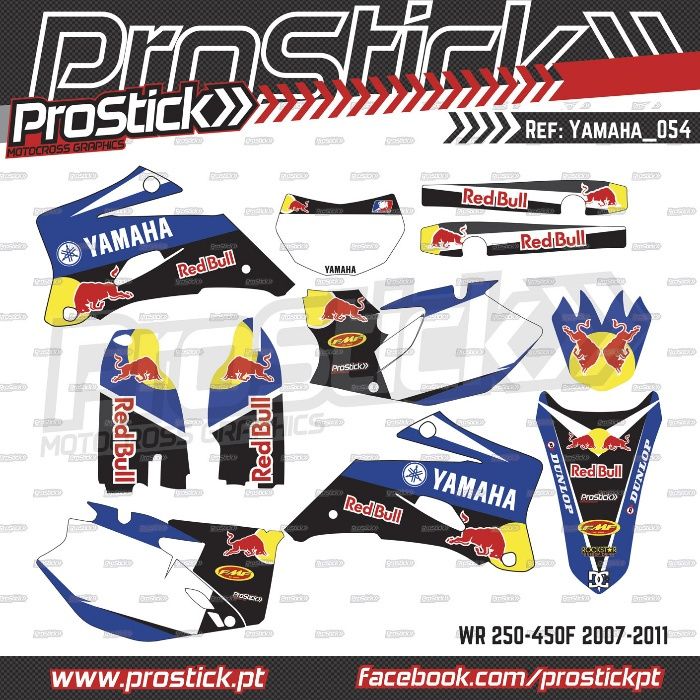 Kit autocolantes YAMAHA YZ 125 250