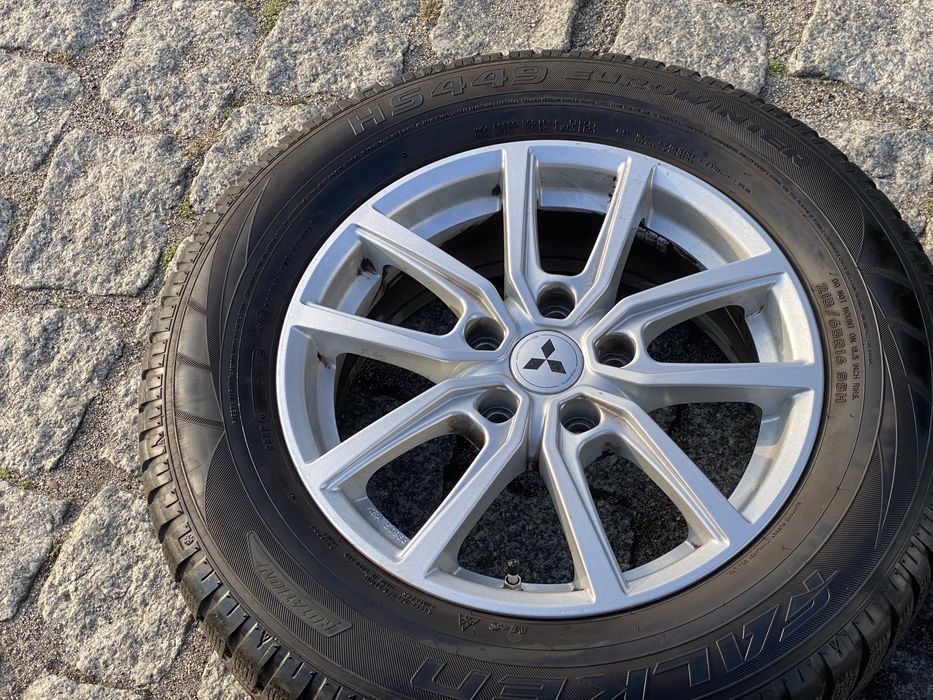 Alufelgi 5x114,3 Mitsubishi ASX + opony zimowe 215/65 R16 koła