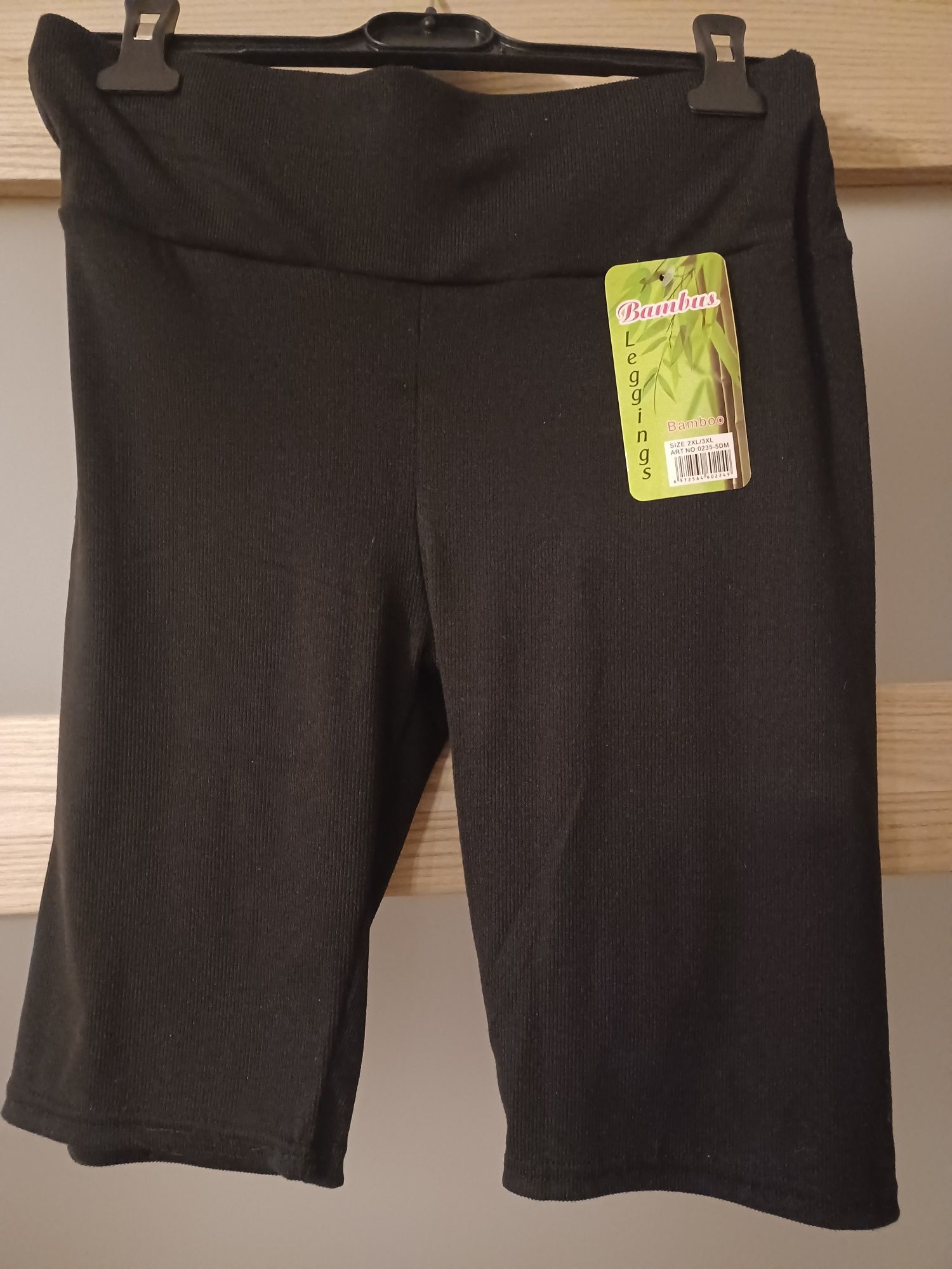 Kolarki nowe, czarne w prążki 2XL/3XL