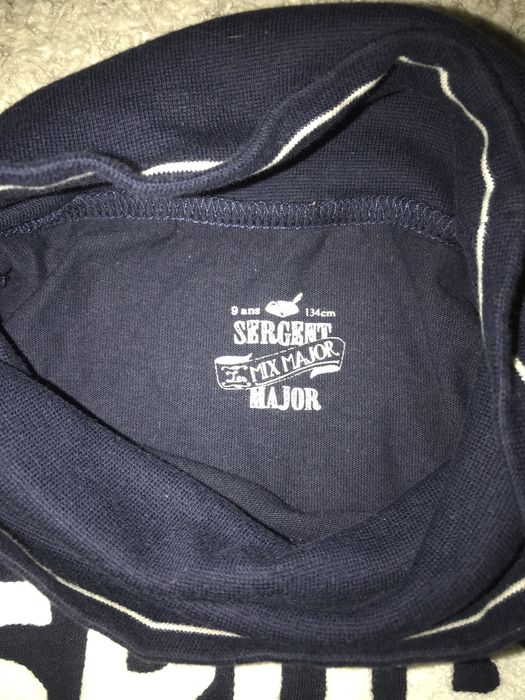 Camisola gola alta azul - 9 anos