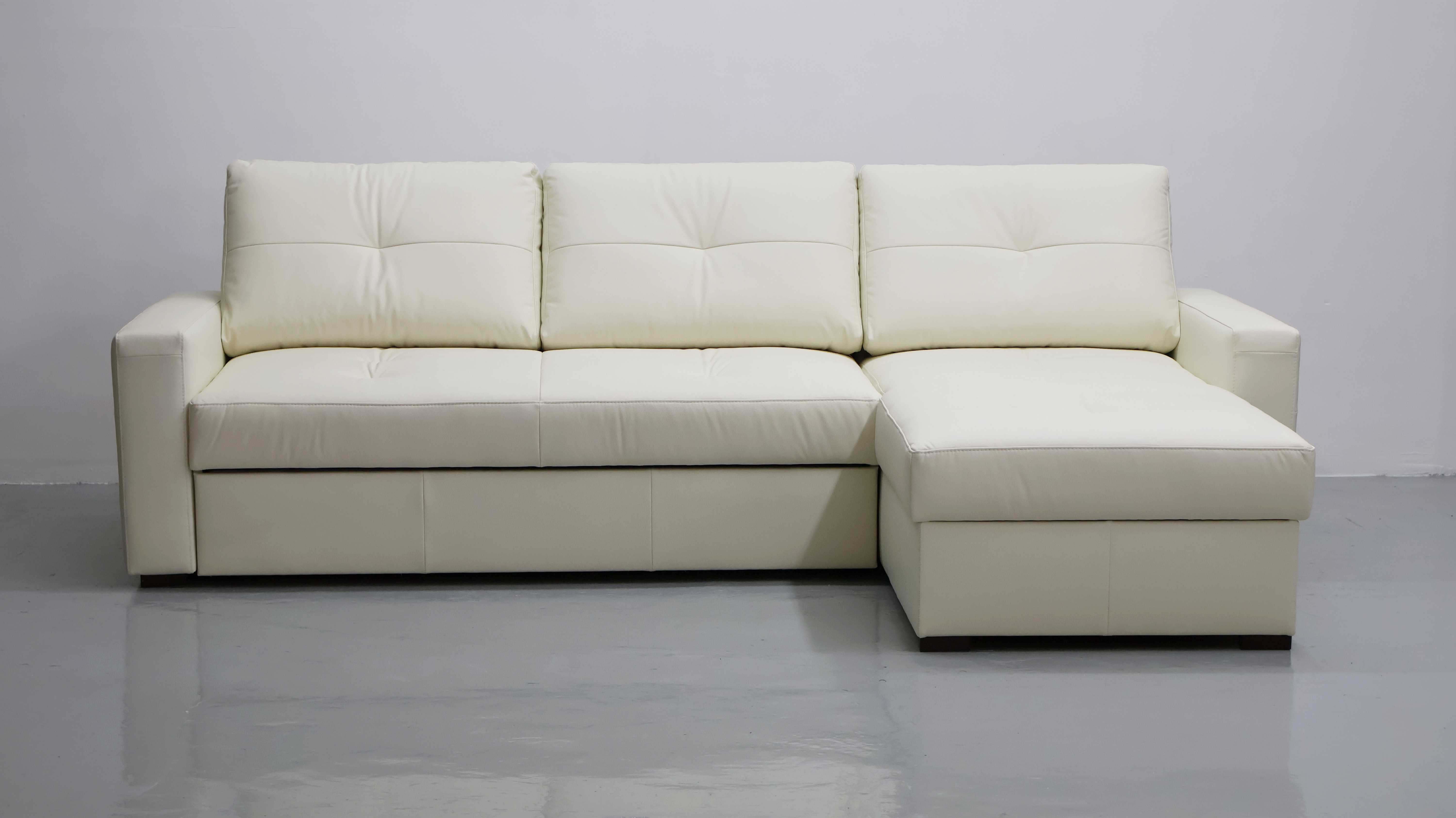 FAB skóra naturalna narożnik z funkcja spania 1018 rogówka kanapa sofa