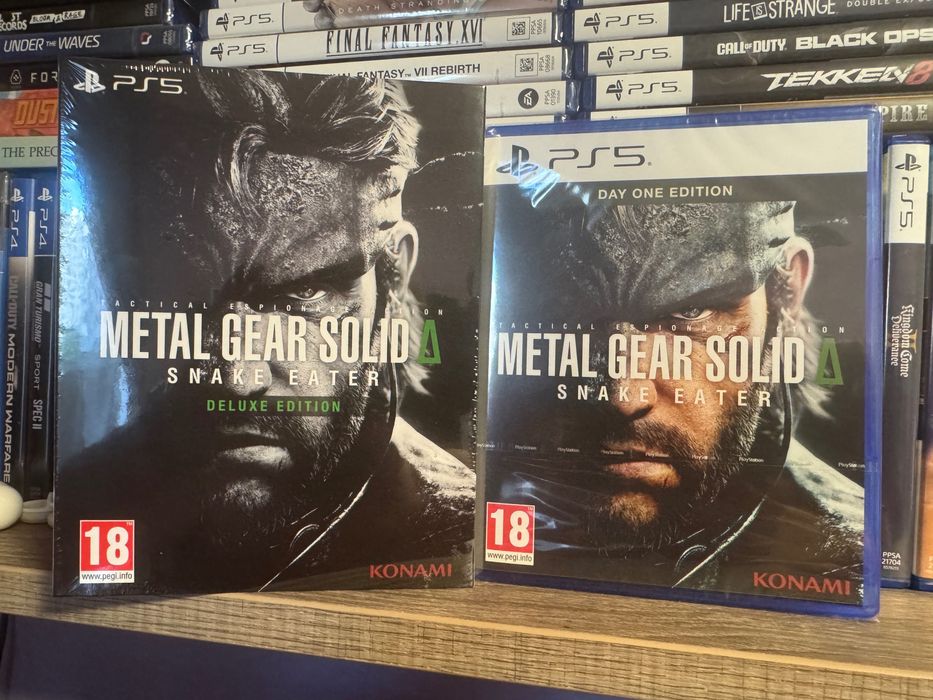 Нові офіційні диски Metal Gear Solid Delta: Snake Eater (PS5)