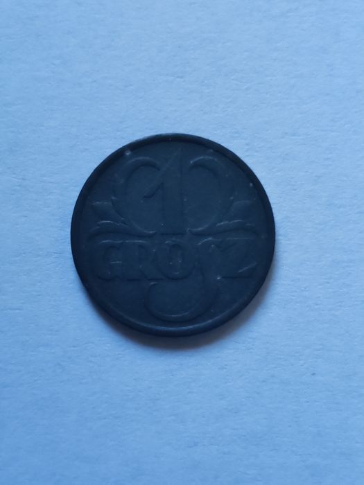 1 grosz 1939 GG cynk stan 1/1-