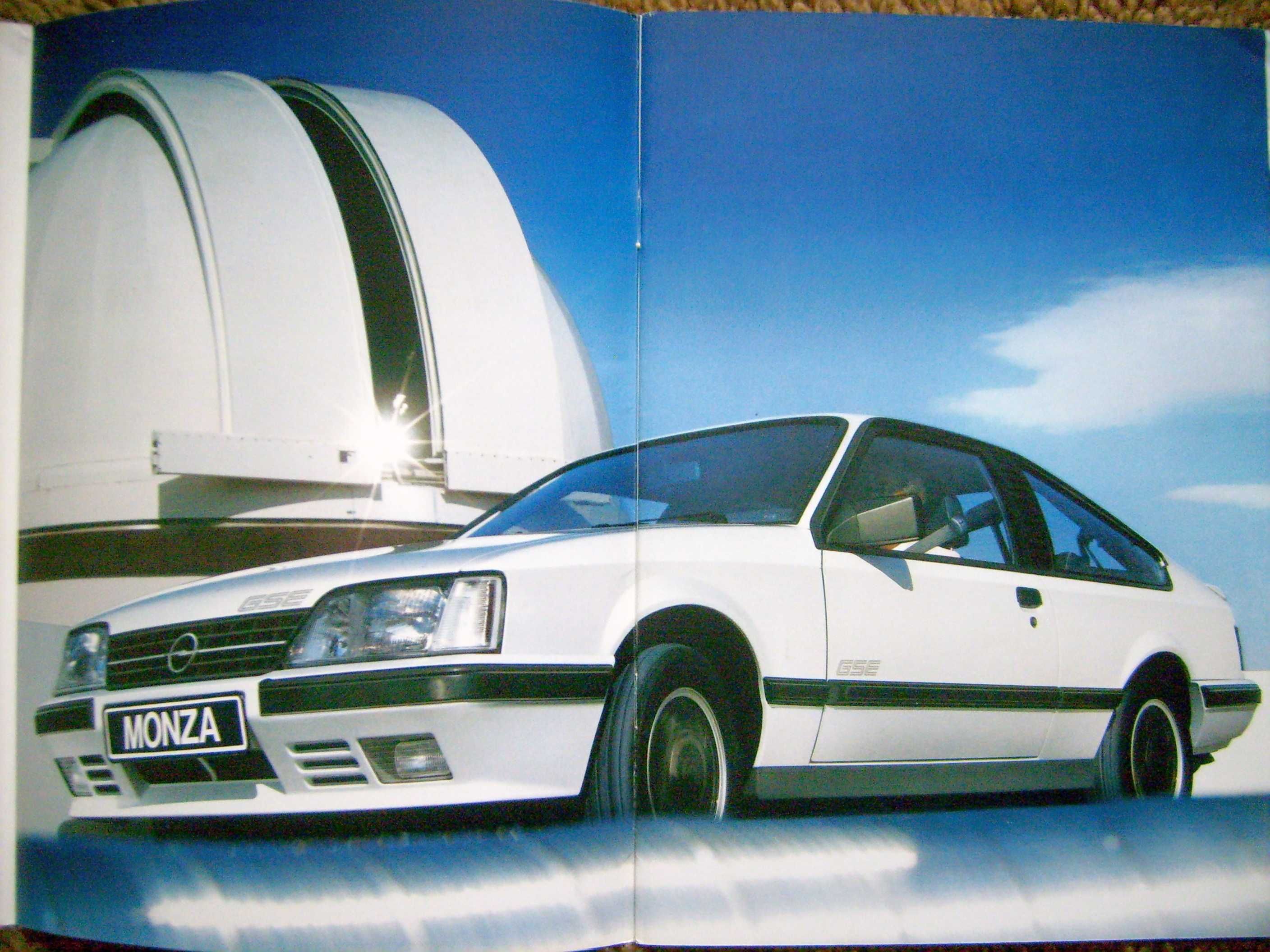 OPEL MONZA 1984 * prospekt 38 str. MONZA A2  / Wyprzedaż kolekcji !