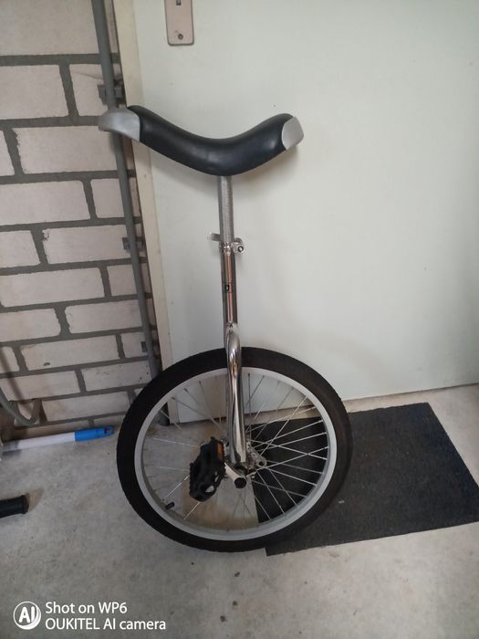 Monocykl Uno 16" srebrny