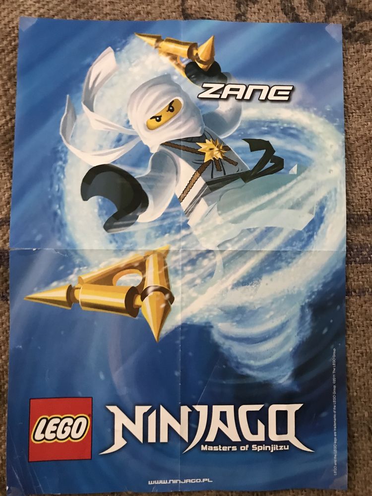 Stary plakat Lego Ninjago - Masters of Spinjitzu 2011