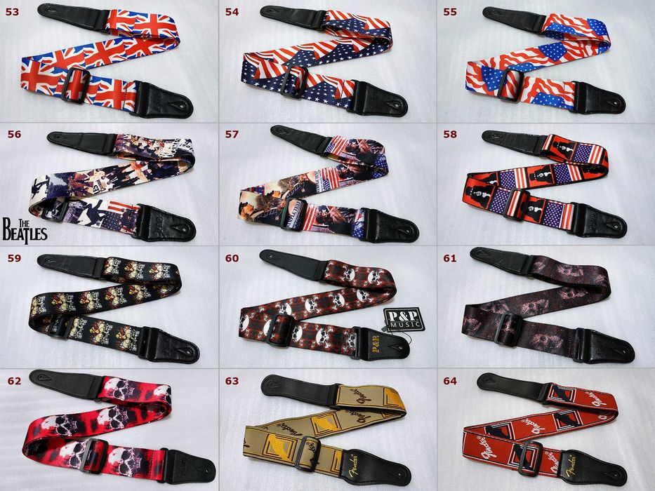 Ремень гитарный в ассортименте, ремень для укулеле
