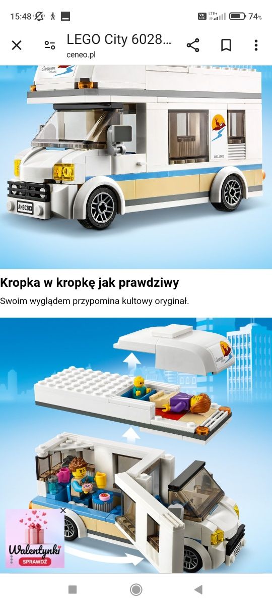 Klocki LEGO City Kamper
