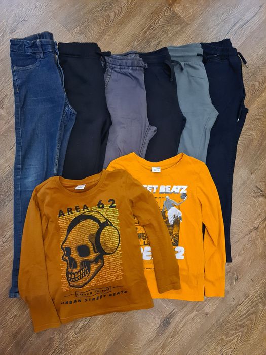 Речі на хлопчика 8-9 років, 134 см,  джинси, спортивні штани