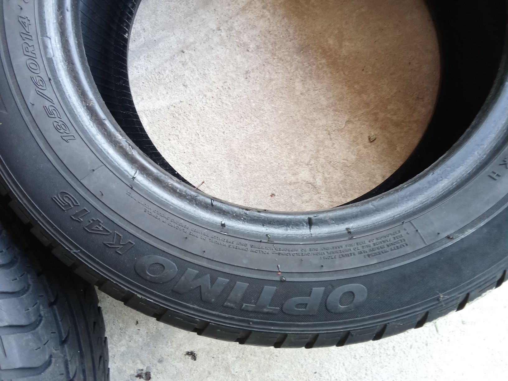 2szt Opony Letnie Hankook 185/60R14 2szt