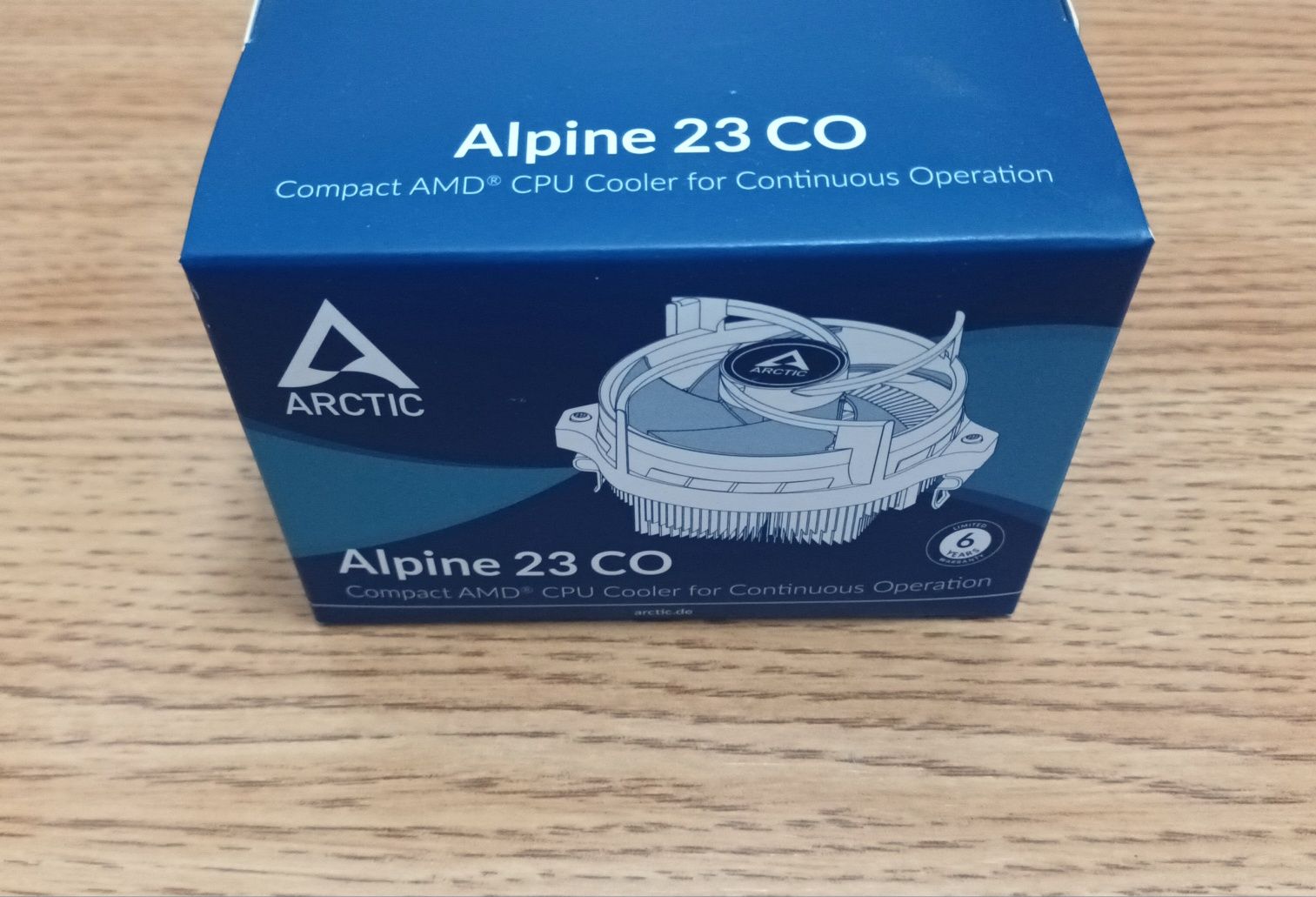 Cooler Arctic Alpine 23CO novo e selado na caixa para Socket AM4/5