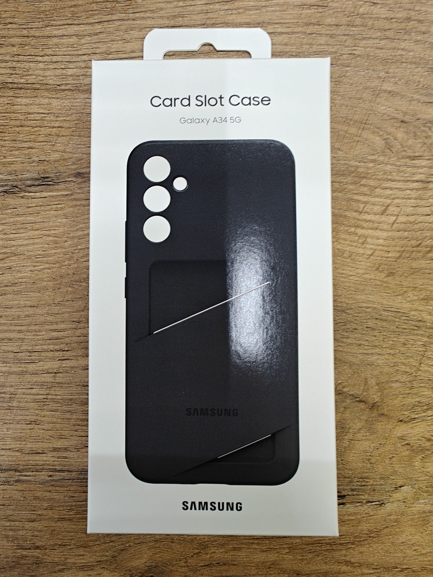 Etui Samsung A34 Card Slot Case nowe oryginalne