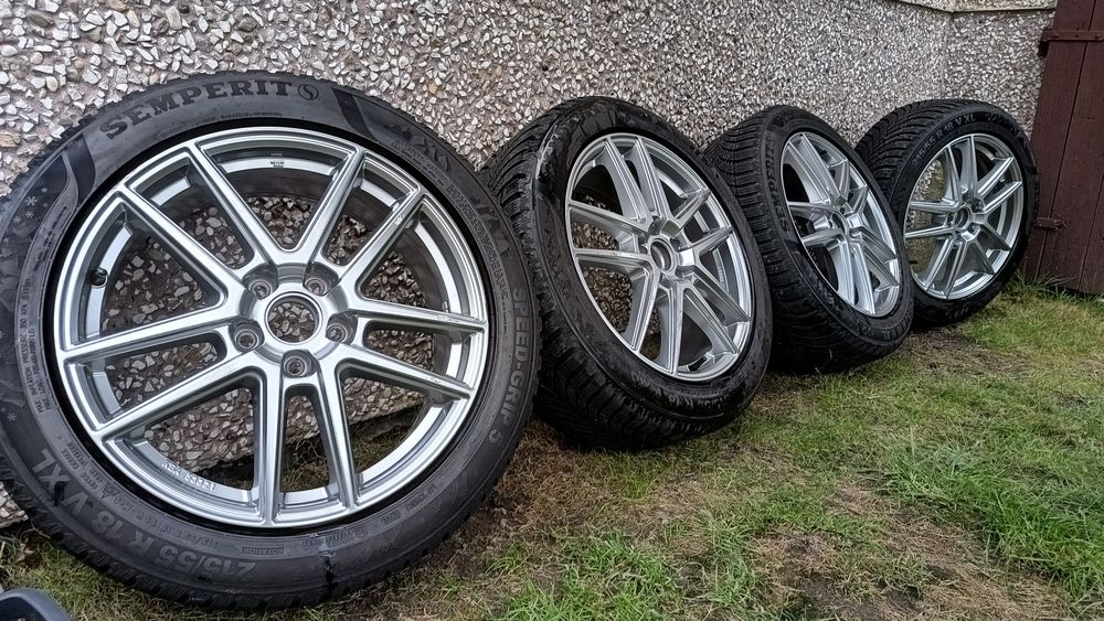Felgi 18 opony zimowe Terraco Seat Vw Tiguan t roc Skoda kodiaq Karoq