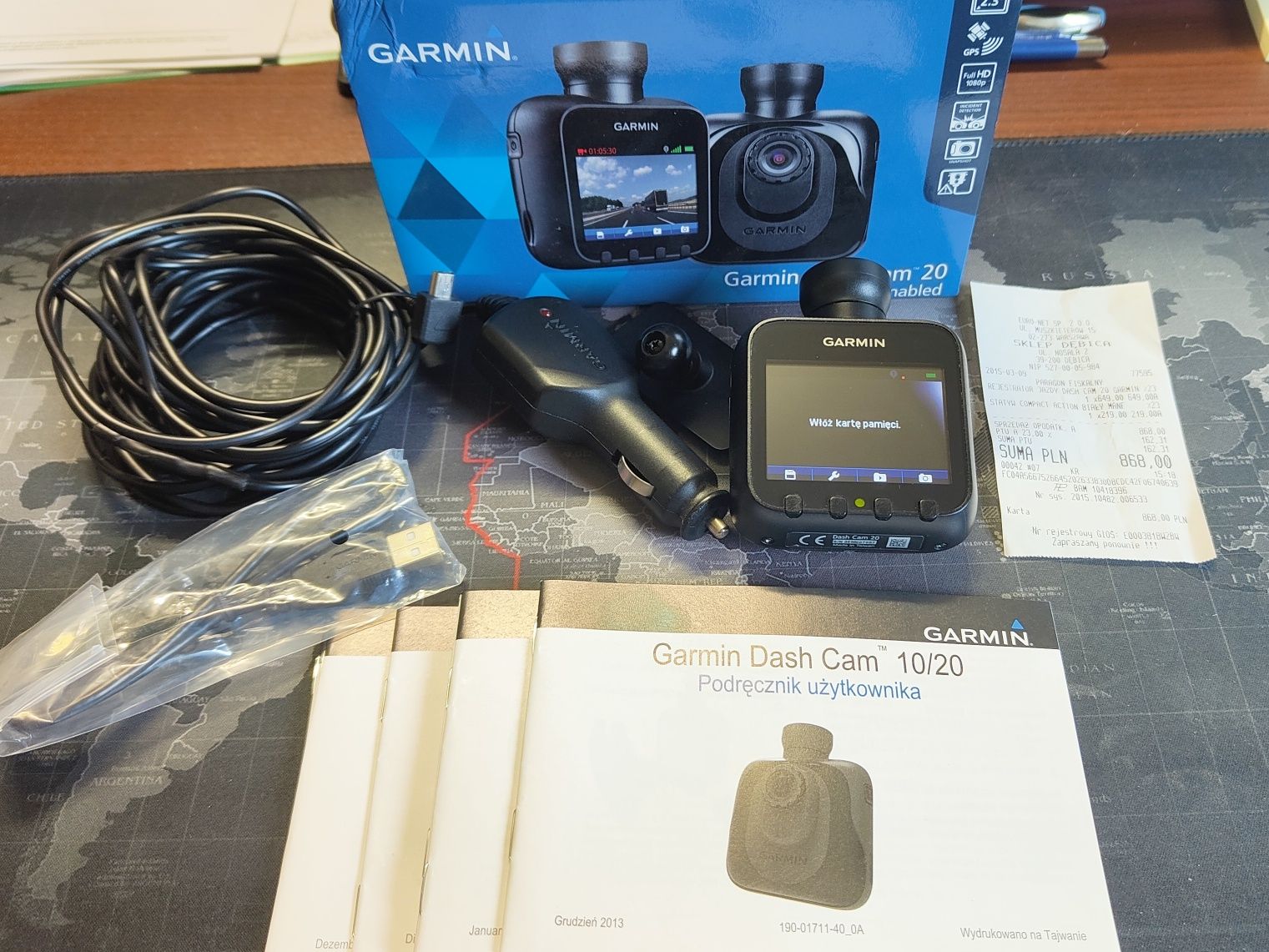 Kamerka - rejestrator jazdy Garmin Dash Cam 20 GPS