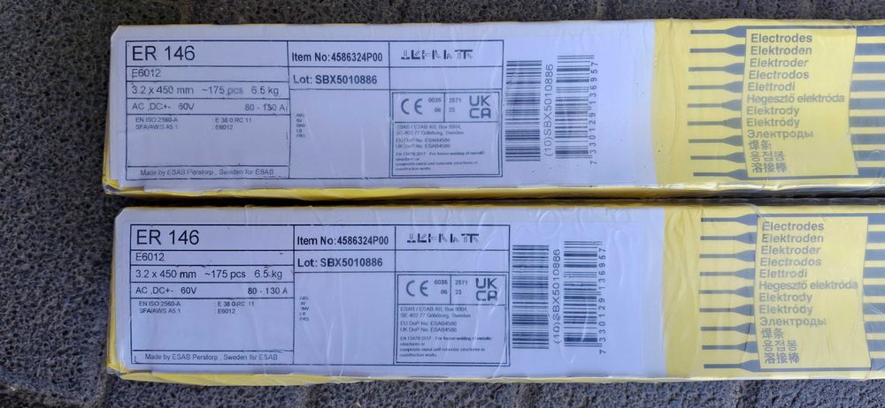 Elektrody ESAB ER 3.2mm 6.5kg