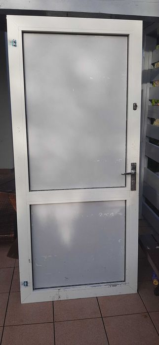 Drzwi sklepowe wejściowe PVC 90 x 200