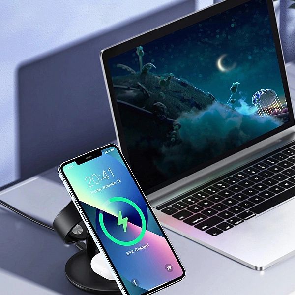 Choetech indukcyjna stacja ładująca 3w1 iPhone 12/13/14, AirPods Pro,