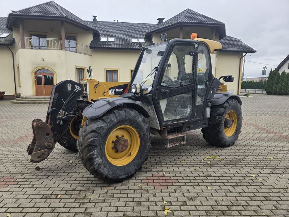 Ładowarka teleskopowa CAT TH407C 2016ROK manitou jcb merlo