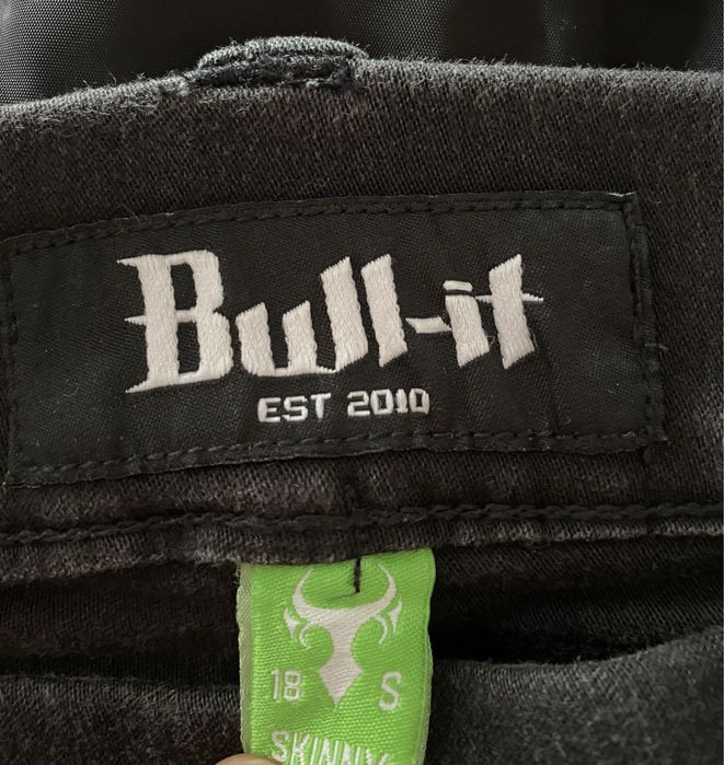 Мотоджинси bull-it ladies fury evo black skinny