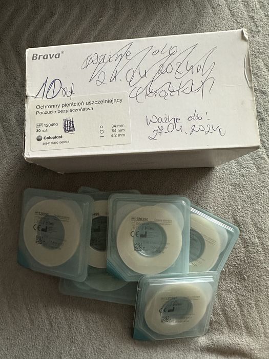 Sprzedam Ochronny pierścień uszczelniający Brava firmy Coloplast