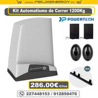 Kit Automatismo de Correr 1200Kg - 3 Anos de Garantia