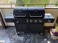 Grill węglowo-gazowy 88x36,5 cm Burns & Barkles All in one 8837