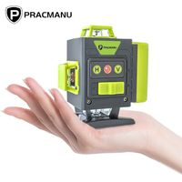 4D  Pracmanu Mini 16л Лазерний уровень рівень нивелир Зел Луч Новинка!