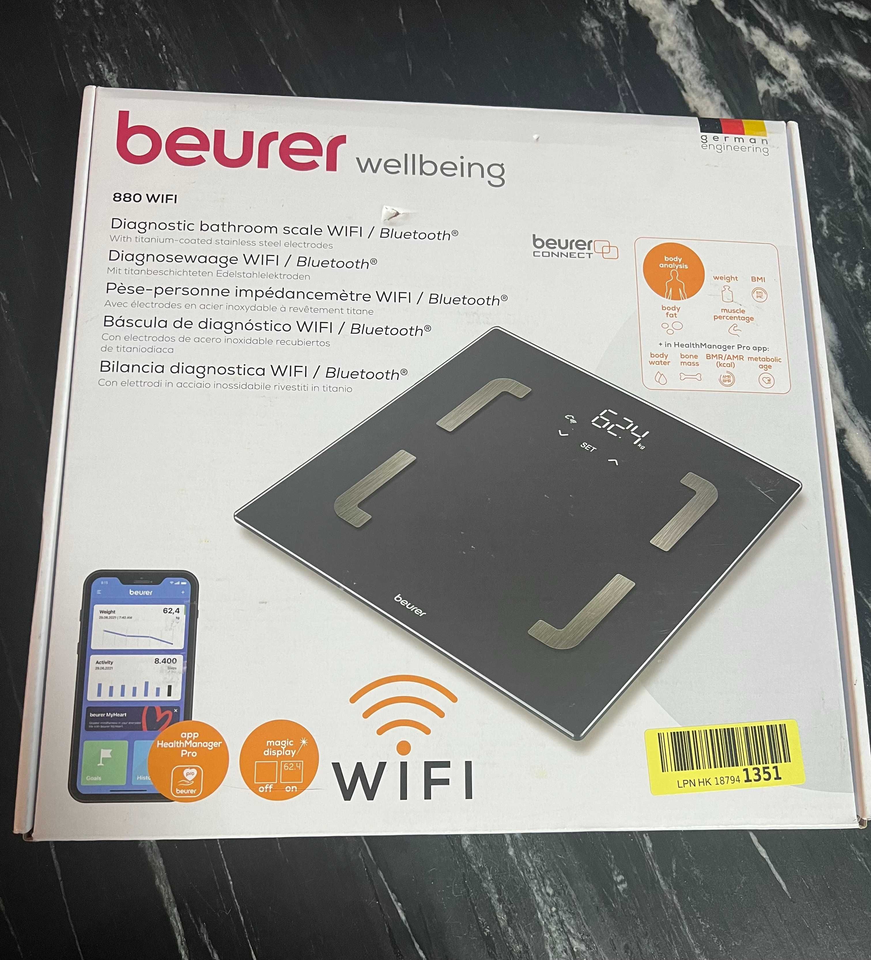 Waga analityczna Beurer BF 880 WiFi