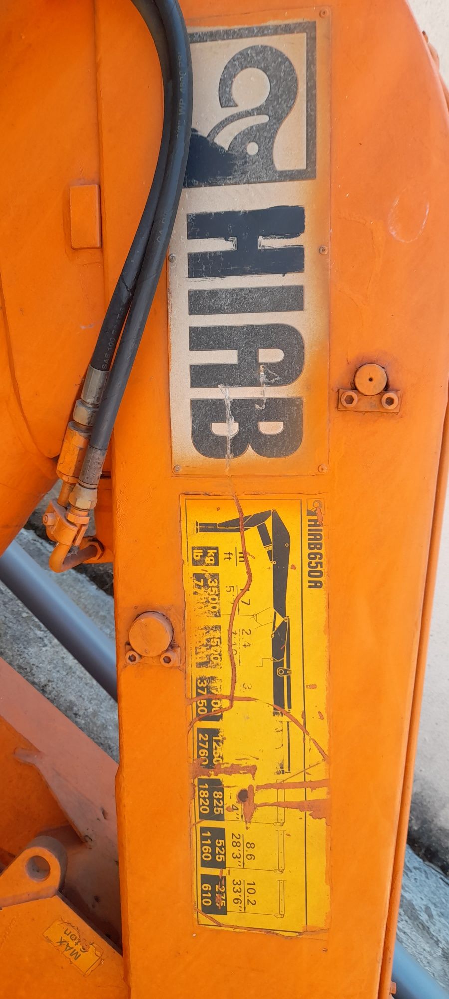 Grua camiões elétrica