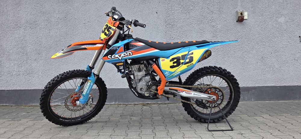 Ktm Sxf 350 rok 2016 Wzorowy Stan 155 Mth Od Nowości Akrapovic Racing