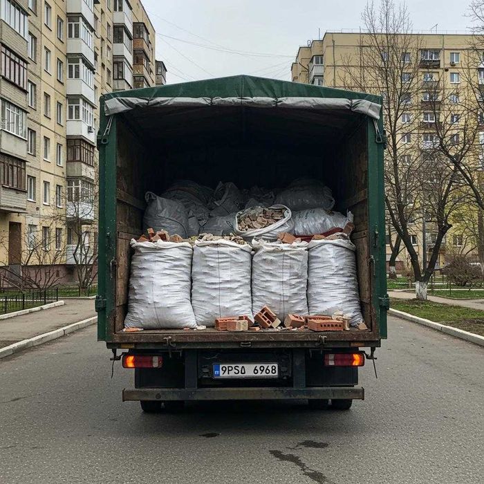 Грузоперевозки. Вывоз мусора в Днепре. Разборка. Грузчики. Недорого