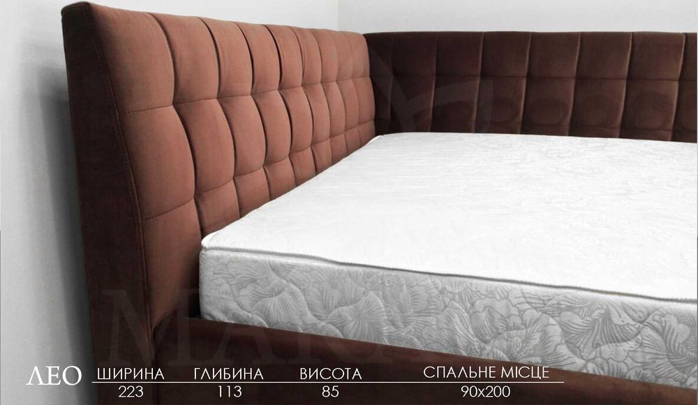 Односпальне кутове ліжко