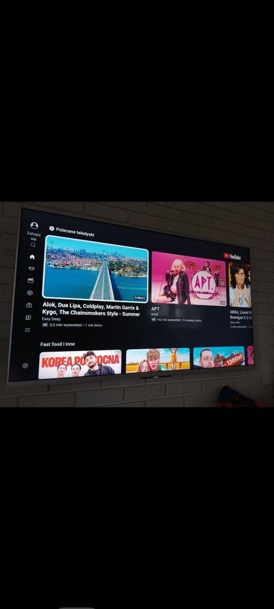 Telewizor sony 50" led dvbt2 hevc smart tv android wifi youtube