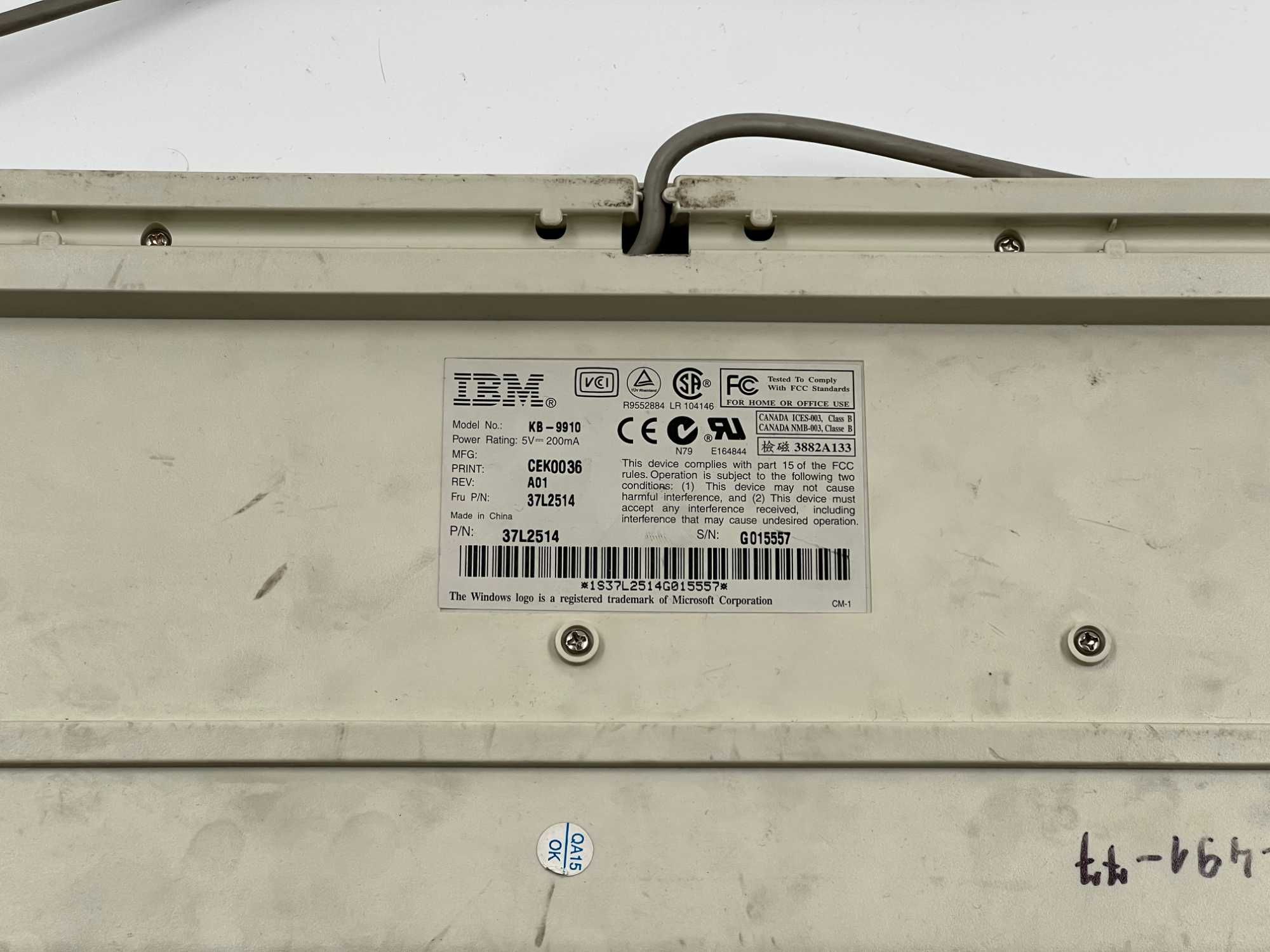 Klawiatura IBM KB-9910