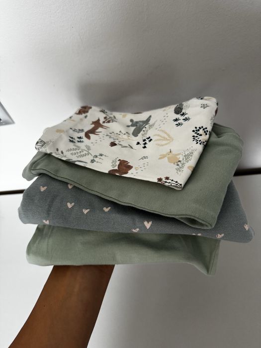 Paka paczka ubran dla dziecka dziewczynki niemowlaka 68 74