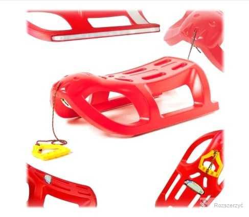 Plastikowe sanki Sea Lion czerwone